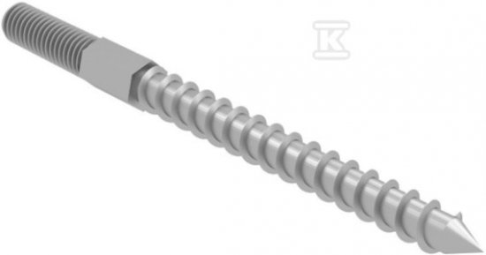 ŚRUBA DWUGWINTOWA M10X100 10SZT