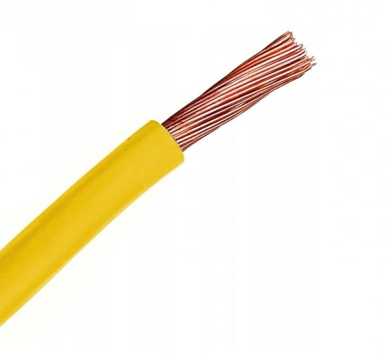 Przewód instalacyjny H07V-K (LgY) 1,5 żółty /100m/