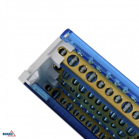 BLOK ROZDZIELCZY 44 ZACISKI 4x11 (7x5,3mm + 2x7,5mm + 2x9mm)