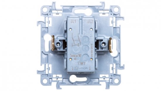 Simon 10 Łącznik krzyżowy 10AX IP20 kremowy CW7.01/41
