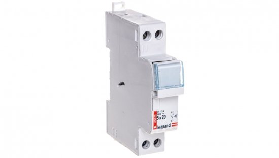 Rozłącznik bezpiecznikowy cylindryczny 1P N 5x20mm RB302 005802