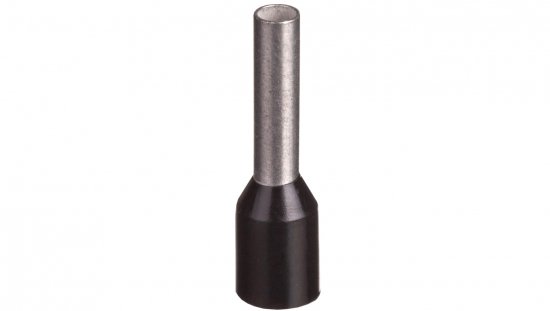 Końcówka tulejkowa izolowana TI 1,5mm2/8mm czarna cynowana TI1,5L8x500 /500szt./
