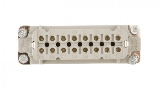 Wkład złącza 16P PE żeński 16A 250V EPIC H-A 16 BS 17-32 DR PH1 10541000