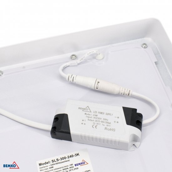 PLAFONIERA LED TALAR SLS 6W 4000K 570LM IP20 KWADRAT BIAŁA