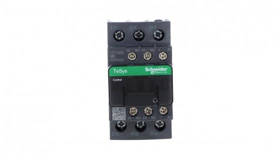 TeSys Deca Stycznik mocy 25A 3P 220V DC 1Z 1R LC1D25MD