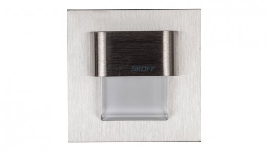 Oprawa LED 0.4W 10V IP20 TANGO MINI szlif ciepło biała 02-01-02-01-0220