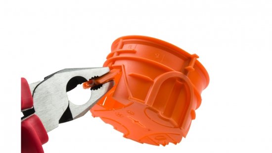 Puszka podtynkowa do łączenia fi 60mm płytka z wkrętami ZZ60KFw 33263008 /80szt./