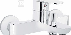 Bateria wannowa Alpinia chrom bez Kompletu prysznicowego