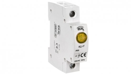 Lampka modułowa LED żółta KLI-Y 230V AC 23322