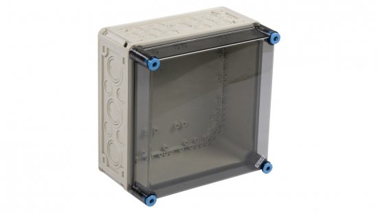 Obudowa pusta Mi, IP 65, wlk.2 - 300x300x170, pokrywa przezroczysta Mi 0200 2000001