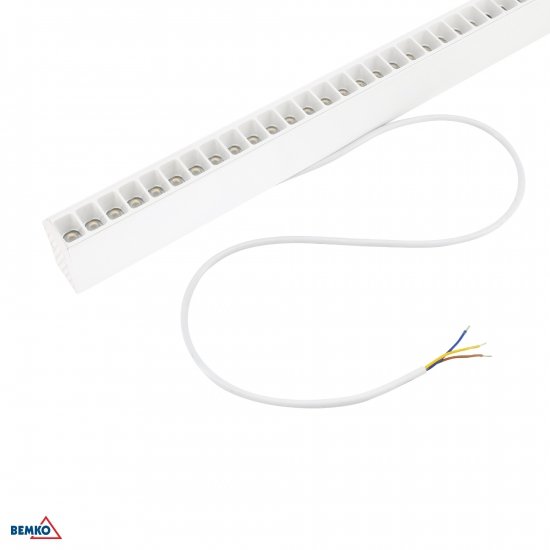 OPRAWA LINIOWA LORIEN 120CM 30W 3600LM 4000K UGR19 52° BIAŁA