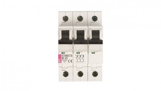 Wyłącznik nadprądowy 3P B 25A 10kA AC ETIMAT10 002125718