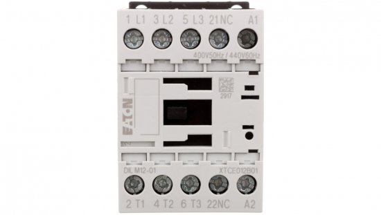 Stycznik mocy 12A 3P 400VAC 0Z 1R DILM12-01 276867