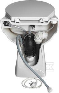Rozdrabniacz w misce Sanicompact C43 (wc + umywalka)