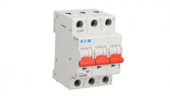 Wyłącznik nadprądowy 3P C 10A 10kA AC PLSM-C10/3-MW 242470