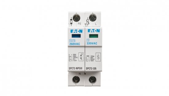 Ogranicznik przepięć C Typ 2 2F 20kA 1.4kV SPCT2-335-1 NPE 167621