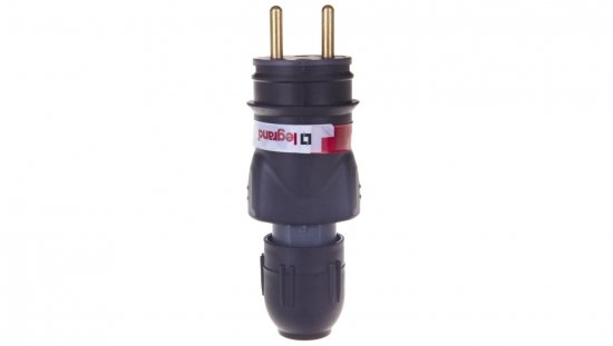 HELMO Wtyczka przenośna gumowa 16A 2P+Z 230V IP44 50110