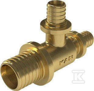 Trójnik redukcyjny mosiężny ultraLINE - 32/25/32 2509260025