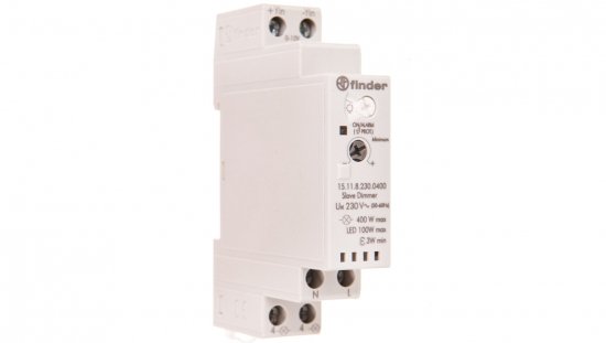 Elektroniczny przekaźnik impulsowy ze ściemniaczem 400W 45-65Hz funkcja SLAVE, sterowanie 0-10V 15.11.8.230.0400