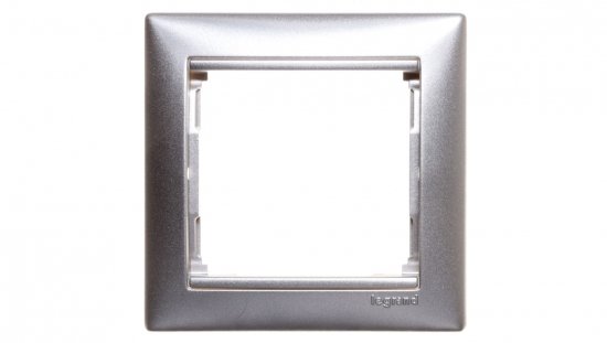 VALENA Ramka pojedyncza aluminium 770151