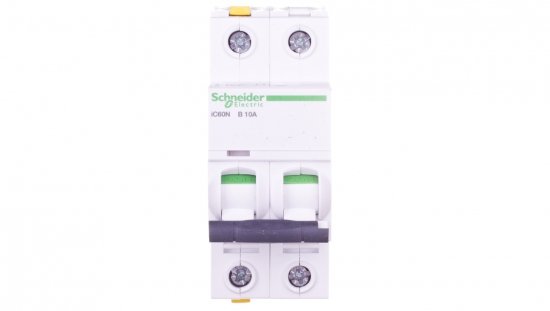 Wyłącznik nadprądowy 2P B 10A 6kA AC iC60N-B10-2 A9F03210