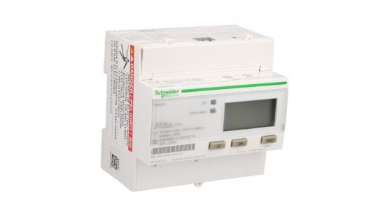 Licznik energii elektrycznej 1/3-fazowy 5A przekładnik 100-277/173-480V kl.0,5S/C M-Bus MID taryfowy cyfrowy iEM3235 A9MEM3235