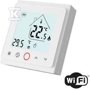 Termostat programowalny HD-T500.W z komunikacją Wi-Fi - biały