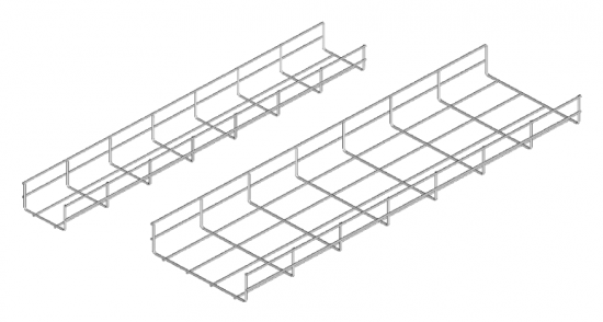 Korytko siatkowe 150x60mm KSG150H60/3 960230 /3m/