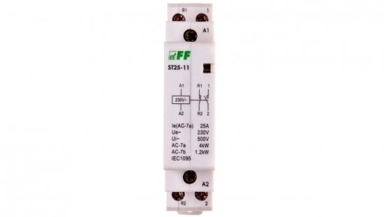 Stycznik modułowy 25A 1Z 1R 230V AC ST25-11
