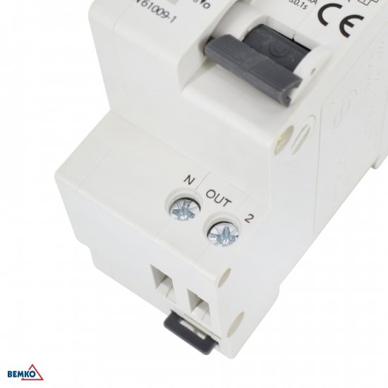 WYŁĄCZNIK RCBO 2P B 16A 30mA TYP AC SCHELINGER