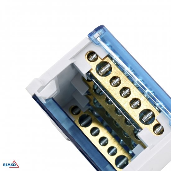 BLOK ROZDZIELCZY 28 ZACISKÓW 4x7 (5x5,3mm + 2x7,5mm)