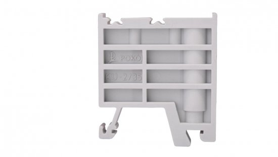 Trzymacz blokada końcowa na szynę TS/TH35 KU-2/35 szary A44-2018