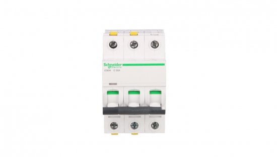 Wyłącznik nadprądowy 3P C 32A 10kA AC iC60H-C32-3 Acti9 A9F07332