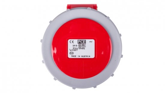 Gniazdo przenośne 16A 5P 400V czerwone IP67 TURBO TWIST 2152-6tt