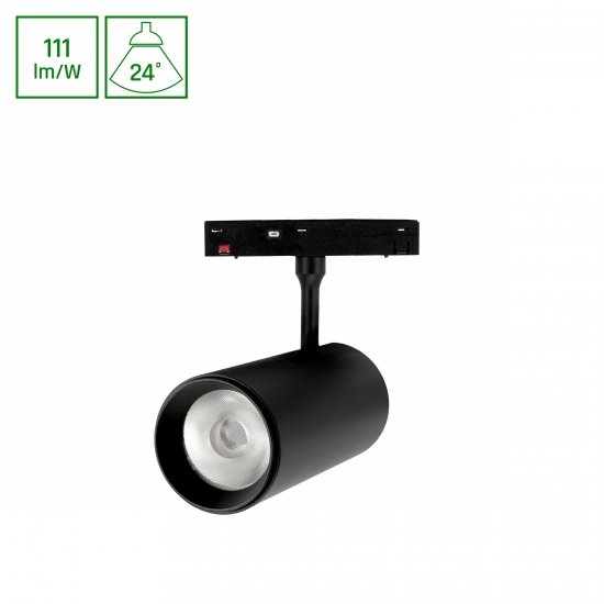 SYSTEM SHIFT BASIC - SPOT L OPRAWA KIERUNKOWA 55X120X180MM 20W 2700K CZARNY