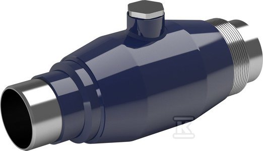 Zawór kulowy VEXVE do wcinki na gorąco, DN80 PN25 do wspawania, pełnoprzelotowy 126080