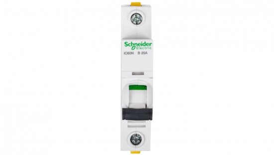 Wyłącznik nadprądowy 1P B 20A 6kA AC iC60N-B20 A9F03120