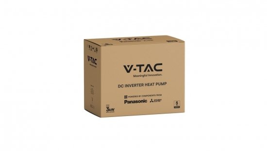 Pompa ciepła monoblok 12kW 1-faz V-TAC ATW +grzałka 3kW VT-M12KW-P1H3-W 32