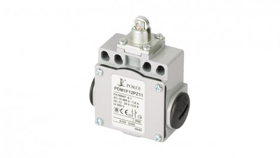 Wyłącznik krańcowy 1R 1Z migowy popychacz stalowy z rolką stalową Ø11 PDM1F12PZ11 A37-5660