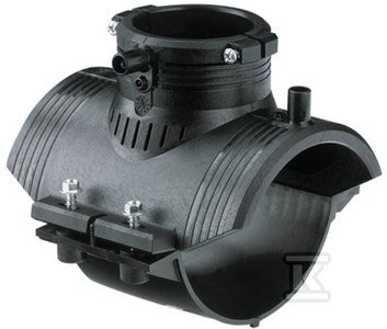 Obejma siodłowa elektrooporowa d110x63 PE100, SDR11, PN10 gaz/PN16 woda