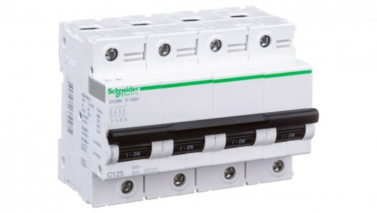 Wyłącznik nadprądowy 4P C 125A 10kA AC C120N Acti9 A9N18376