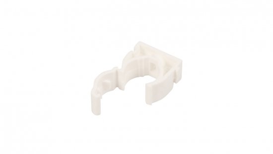 Uchwyt zamknięty do rur 18mm biały UZE-18 /100szt./