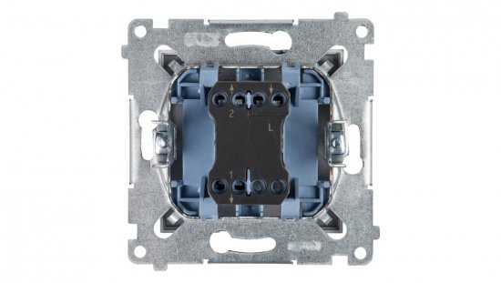 Simon 54 Łącznik schodowy srebrny mat DW6A.01/43