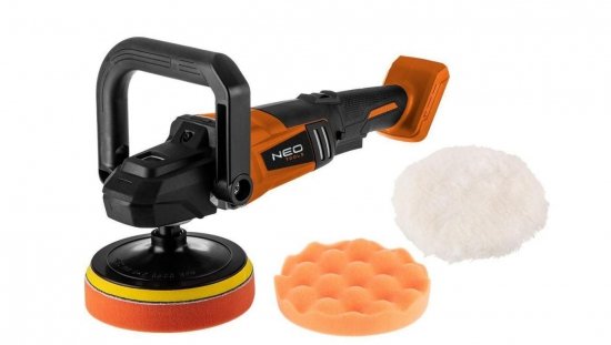 Polerka akumulatorowa bezszczotkowa Energy  18V, Li-lon, M14 150 mm, 800-2300 min-1, bez akumulatora 04-602