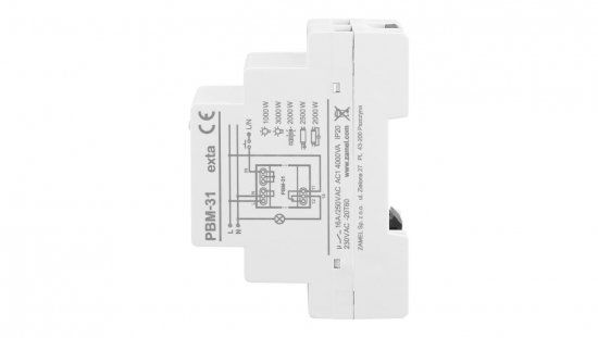Przekaźnik bistabilny (impulsowy) przełączany w zerze 230V AC PBM-31 EXT10000303