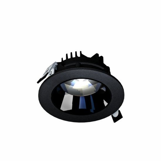 MIRROR - Model M - oprawa podtynkowa, 14W, 30°, 130x58 mm, kolor czarny