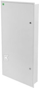 Rozdzielnica podtynkowa metalowa z zamkiem KRAFT 7x24 PE+N IP30