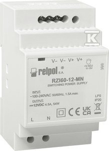 Zasilacz impulsowy 15 W, 12 V DC RZI15-12-MN
