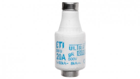Wkładka bezpiecznikowa 20A DII gR 500V DIIUQ20A E27 004322006