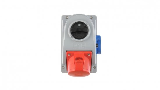 Gniazdo stałe z wyłącznikiem 0-1 32A 5P 400V   2P Z 230V IP44 COMBO-POL 96062541W